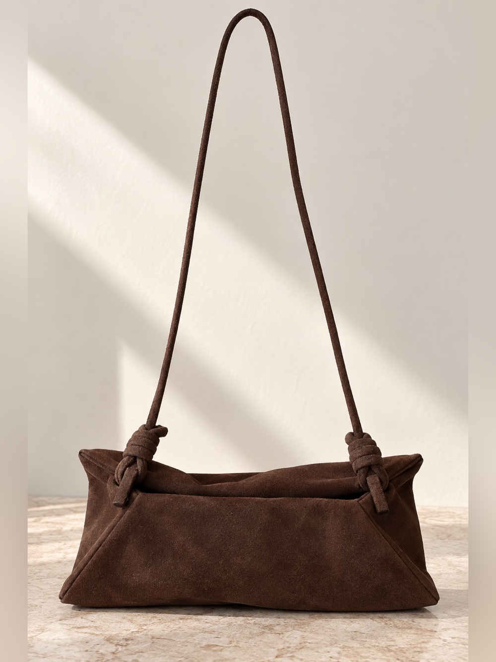 Altuzarra origami bag in suede